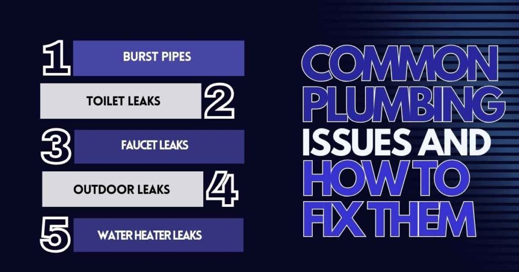 Common Plumbing Issues and How to Fix Them