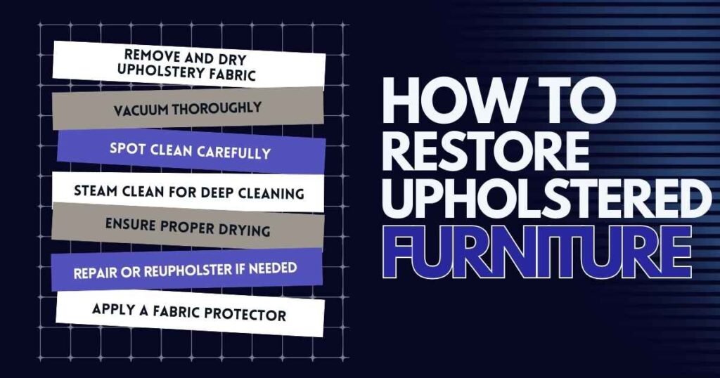 How to Restore Upholstered Furniture