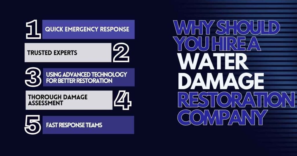 Why Should You Hire a Water Damage Restoration Company?