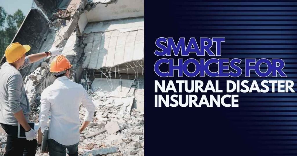 Smart Choices for Natural Disaster Insurance