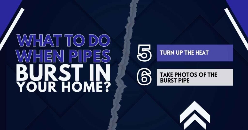 Turn Up the Heat and Take Photos of the Burst Pipe