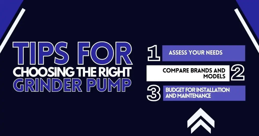 Tips for Choosing the Right Grinder Pump