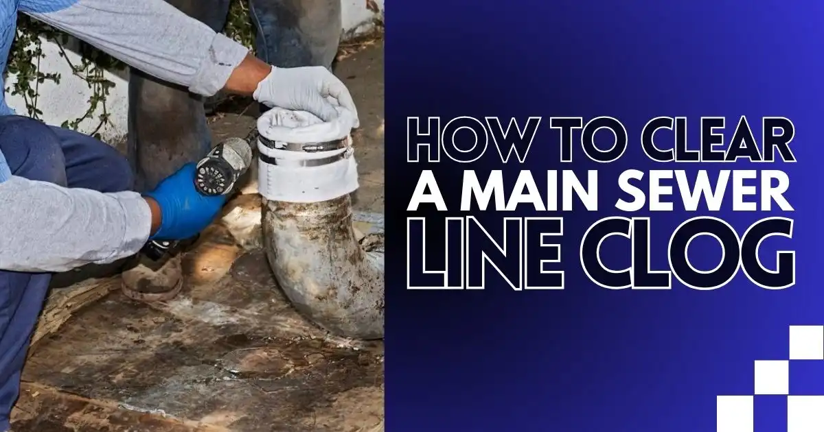 How To Clear A Main Sewer Line Clog