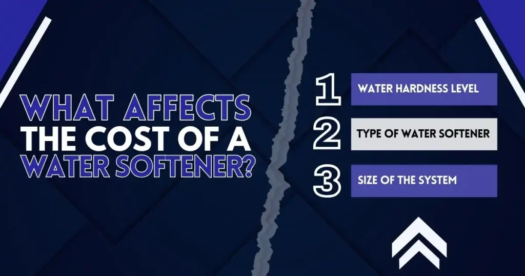 Water Hardness Level, Type of Water Softener and Size of the System