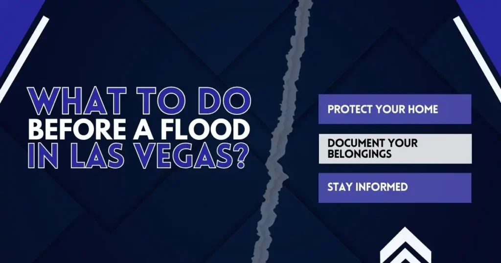 Protect Your Home, Document Your Belongings and Stay Informed + Flooded Areas in Las Vegas