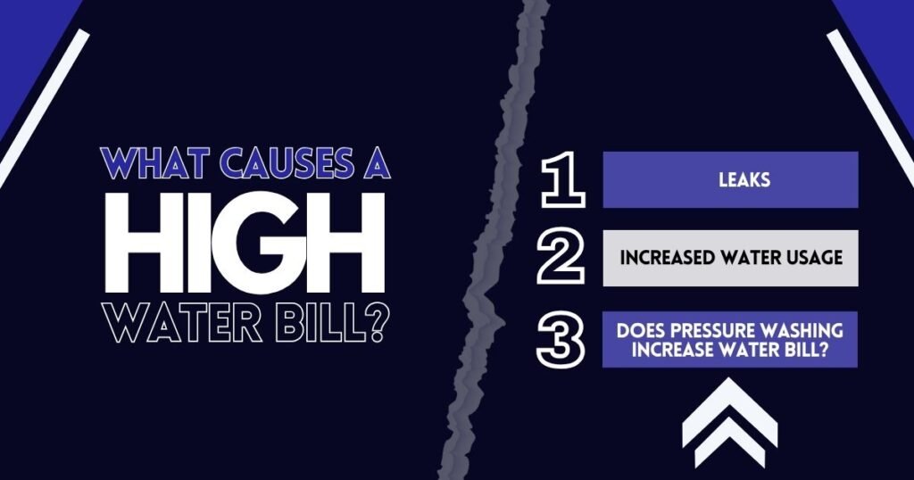 Leaks, Increased Water Usage, and Does Pressure Washing Increase Water Bill