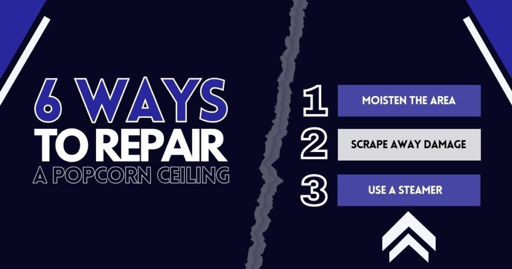 Moisten the Area, Scrape Away Damage and Use a Steamer